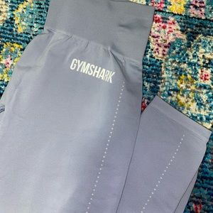 GYMSHARK Lightweight Seamless Tights - Blue XS - USED ONCE